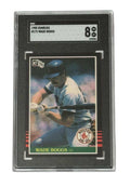 1985 Donruss Wade Boggs #172 graded SGC 8 NM-MT Boston Red Sox baseball card in protective case