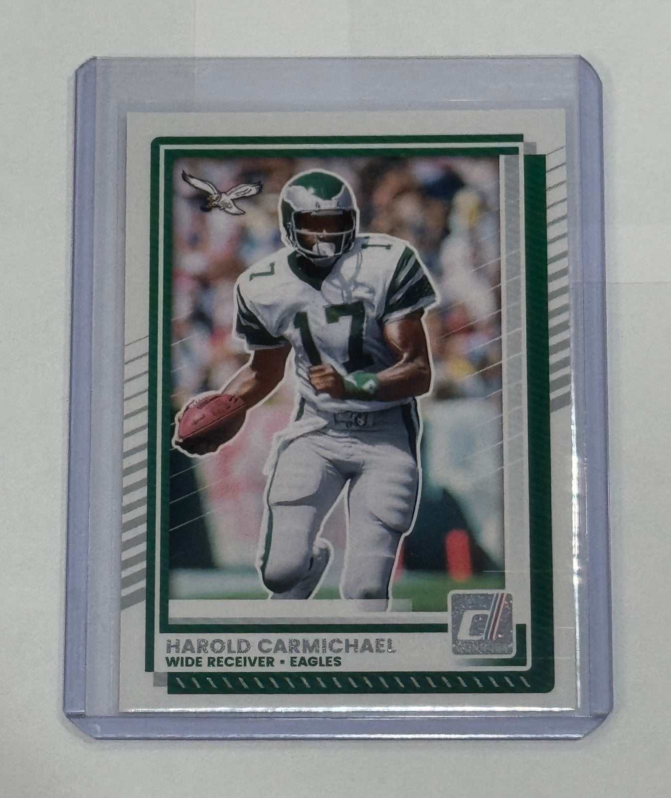 Harold Carmichael card 2025 Panini Donruss Philadelphia Eagles WR #118 in protective case