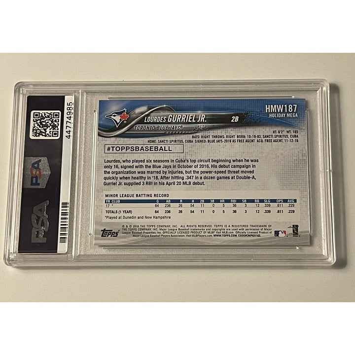 2018 Topps Holiday - Lourdes Gurriel Jr RC #187 Rookie Baseball MLB Jays PSA 10*