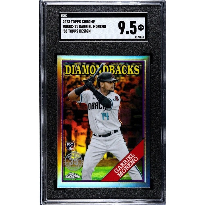 Gabriel Moreno 2023 Topps Chrome #88BC-11 MLB 88 Refractor Diamondbacks SGC 9.5*