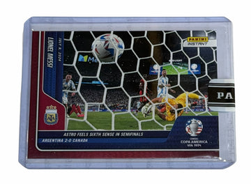 Lionel Messi 2024 Panini Instant Copa America #39 Red 13/25 Sealed