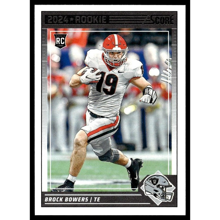 Brock Bowers RC - 2024 Score Football #310 - UGA Las Vegas Raiders Rookie - Mint