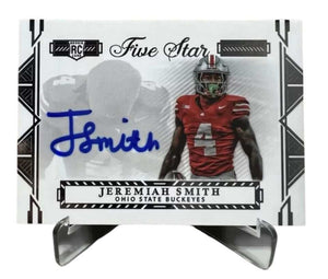 1 of 1,341 Jeremiah Smith RC 2024 Panini  “Five Star” AUTO+ Ohio State Card JS-4