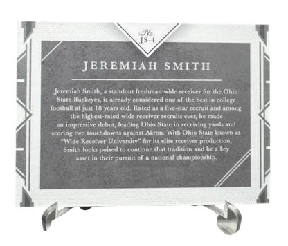 1 of 1,341 Jeremiah Smith RC 2024 Panini  “Five Star” AUTO+ Ohio State Card JS-4