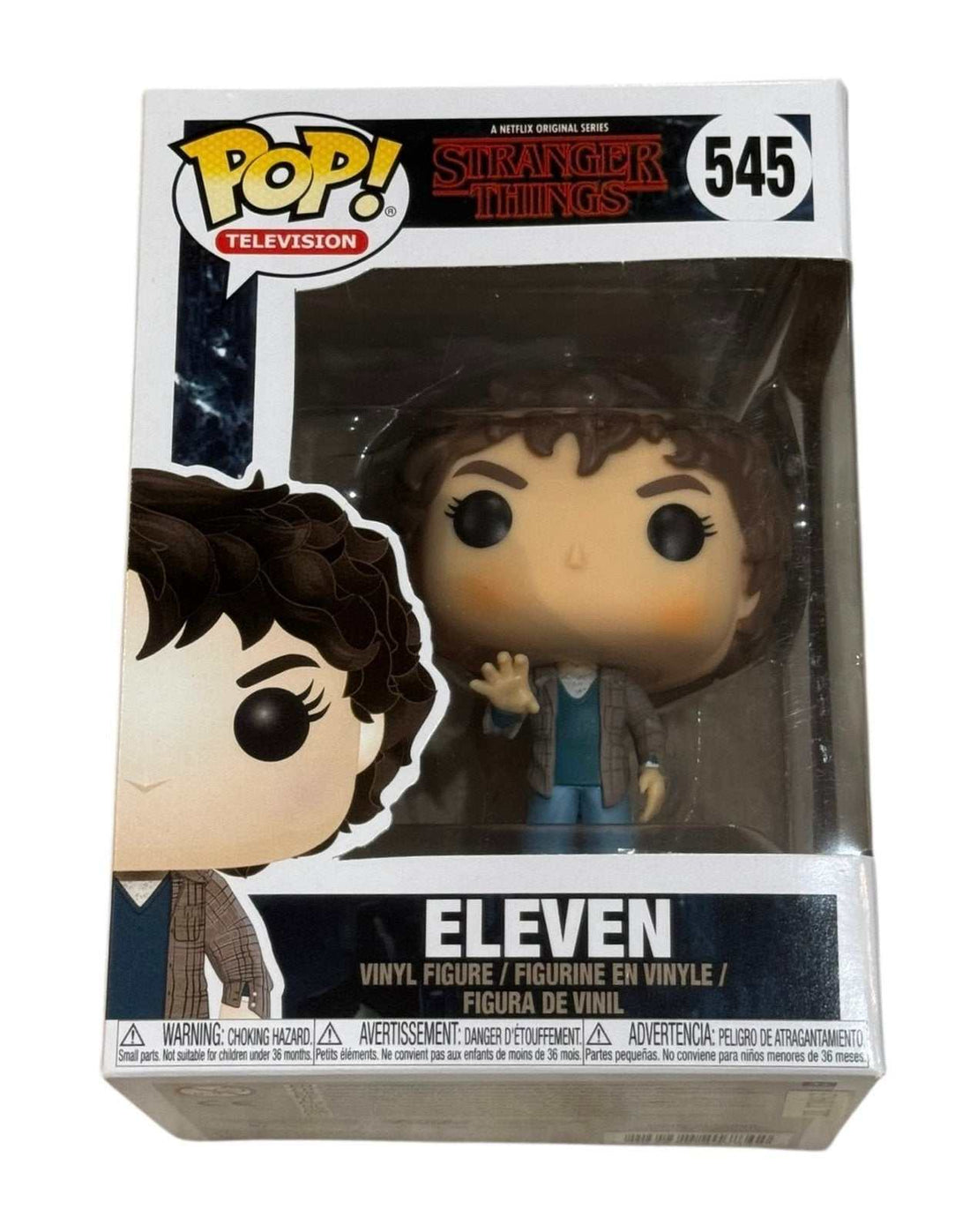 Funko Pop Eleven vinyl figure from Stranger Things final season in sealed box
