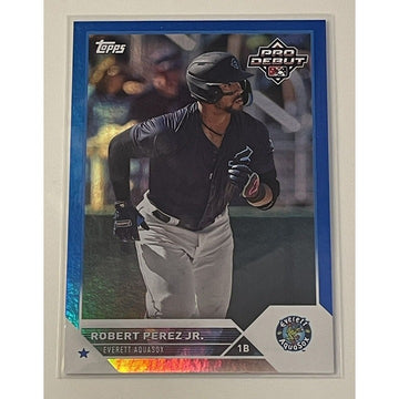 2023 Topps Pro Debut 7/150 Robert Perez Jr. RC Refractor Card #PD-173 - Mariners