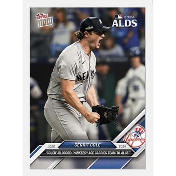 2024 Topps NOW Gerrit Cole* MLB NY YANKEES® ACE Carries Team to ALCS #823 READY!