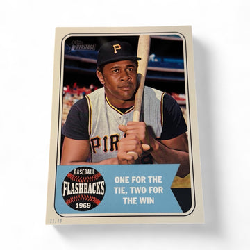 /49 OVERSIZED* Willie Stargell - 2018 Topps Heritage FB BF-JP 1969 - MLB Pirates