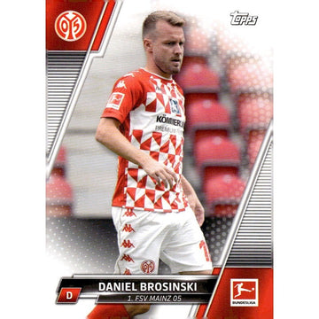 2021-22 Topps Bundesliga Soccer 140 Daniel Brosinski 1 FSV MAINZ 05 Futbol Card
