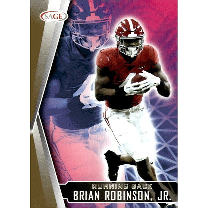 2022 SAGE High Series Football Card  #182 Brian Robinson Jr. RC* NFL Commanders*