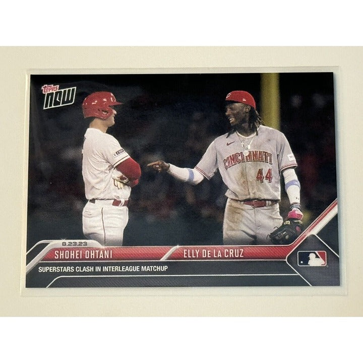 Iconic Elly De La Cruz / Shohei Ohtani* Together! 2023 MLB TOPPS NOW® - Card 750