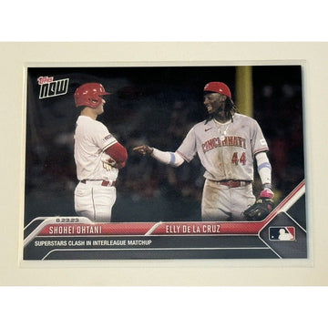 Iconic Elly De La Cruz / Shohei Ohtani* Together! 2023 MLB TOPPS NOW® - Card 750