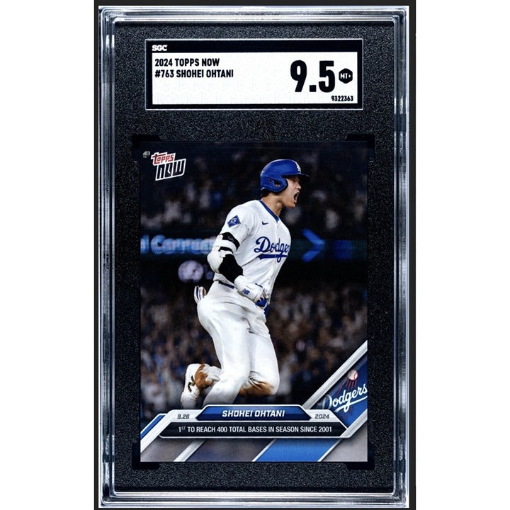 2024 TOPPS NOW SHOHEI OHTANI 1st 10 Total Bases Since 2001 Dodgers #763 SGC 9.5