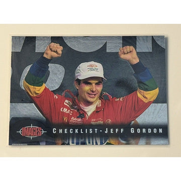 1995 Classic Finish Line Jeff Gordon 95 Silver Card 100 Dupont #24 - Winston Cup