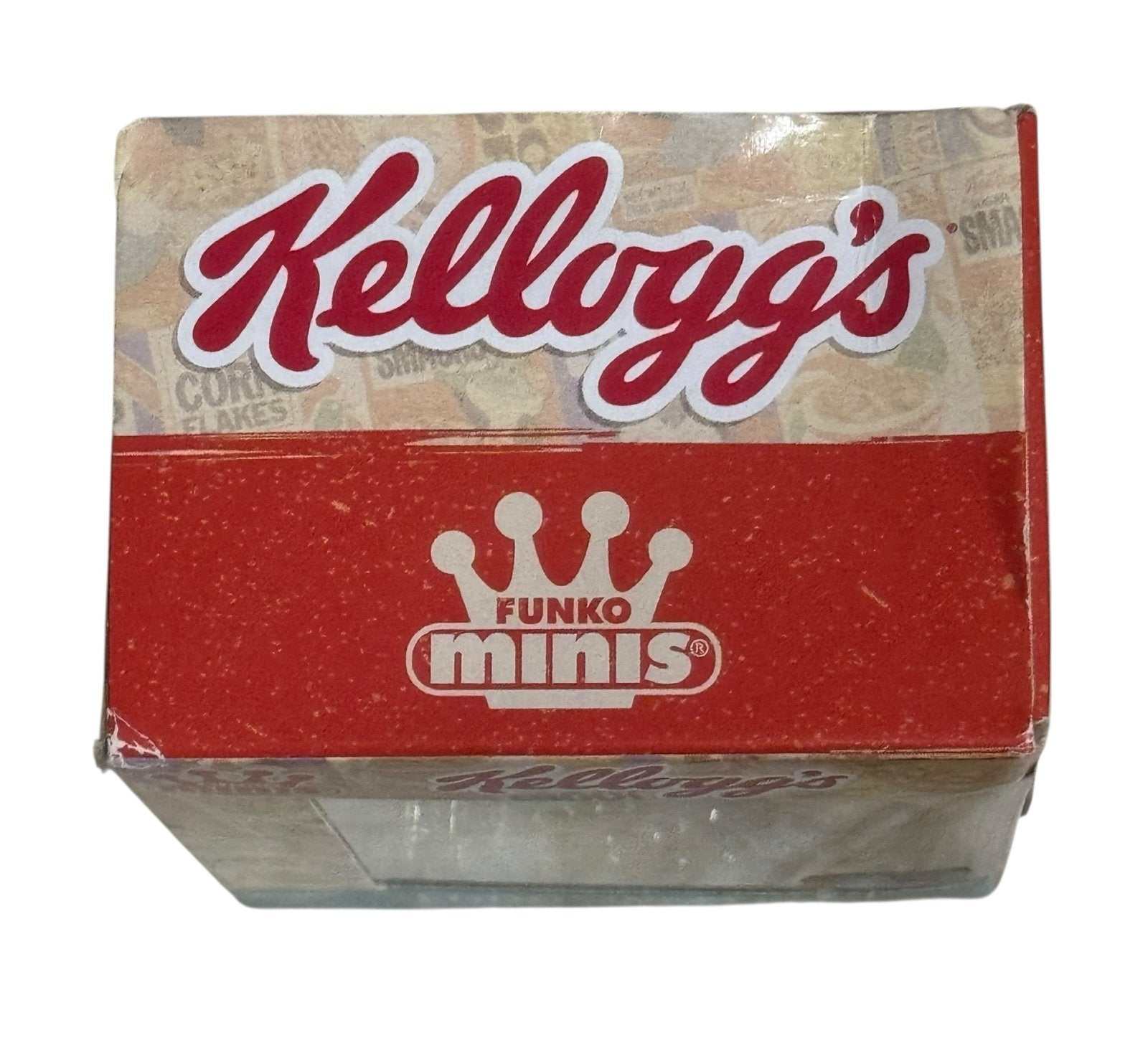 Not Mint Funko Minis Eggo Waffle Kellogg's Five Below Exclusive vinyl figure box with light shelf wear