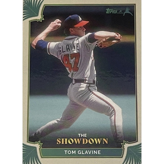 Tom Glavine 2022 Topps X Juan Soto Curated Set #24 Showdown - MLB Atlanta Braves