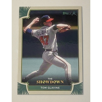 Tom Glavine 2022 Topps X Juan Soto Curated Set #24 Showdown - MLB Atlanta Braves