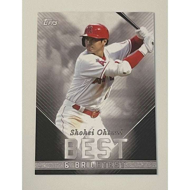 Shohei Ohtani 2022 Topps X Wander Franco Collection baseball card Los Angeles Angels Best & Brightest design