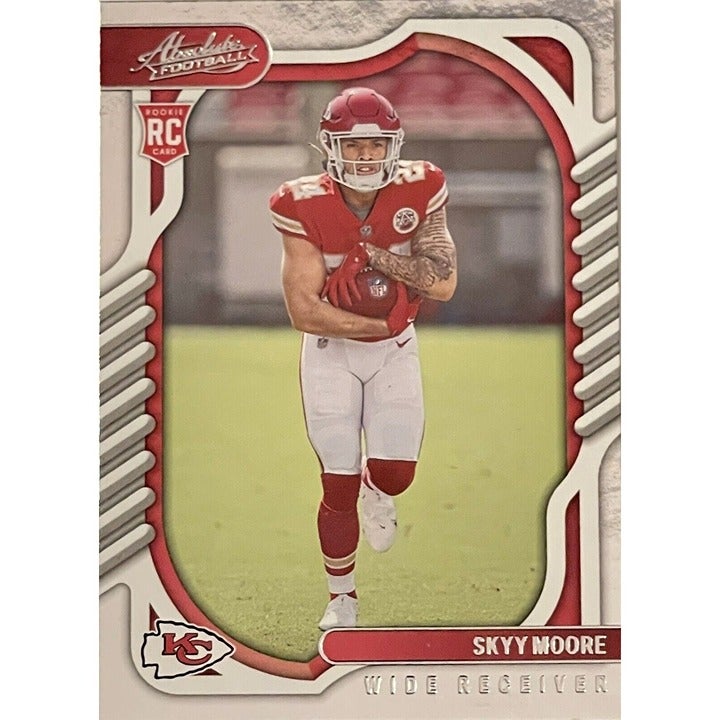 2022 Panini Absolute Football Sky Moore RC NFL Kansas City Chiefs Card #124 Mint