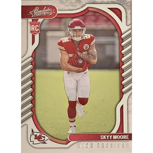 2022 Panini Absolute Football Sky Moore RC NFL Kansas City Chiefs Card #124 Mint