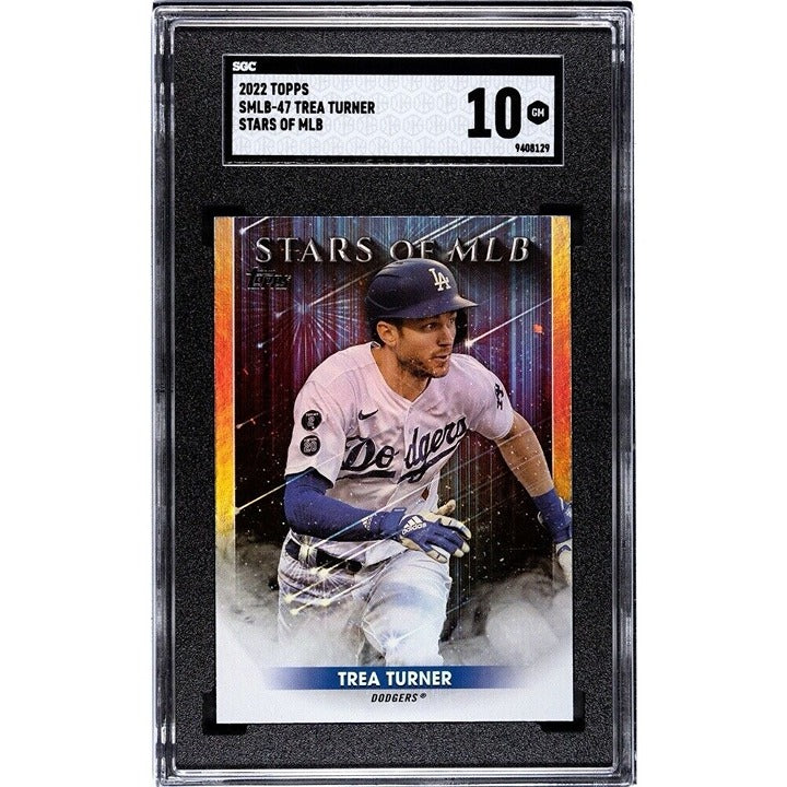 2022 Topps Series 2 Stars Of The Trea Turner #SMLB-47 - MLB LA Dodgers - SGC 10*