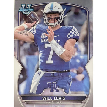 Will Levis 2022 Bowman Chrome U NFL 1st ROUNDER Card #5 NCAA UK Wildcats/Titans*