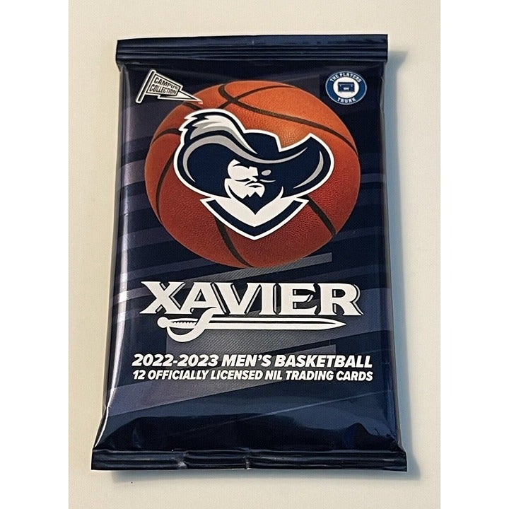 2022 Campus Collection Xavier Musketeers* Players Trunk - Pack Has one NIL Auto!