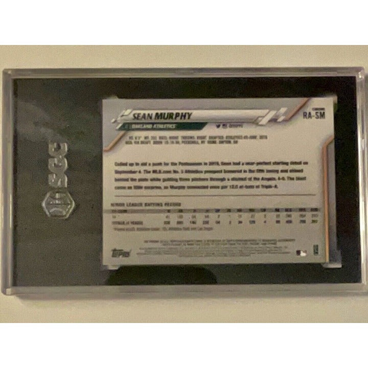 2020 Topps Chrome Sean Murphy* RC Auto - MLB Oakland A’s SGC 10 Gem Mint* #RA-SM