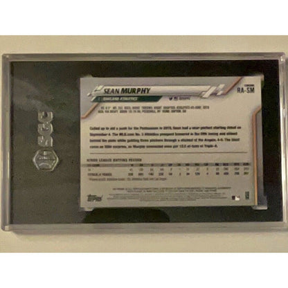 2020 Topps Chrome Sean Murphy* RC Auto - MLB Oakland A’s SGC 10 Gem Mint* #RA-SM