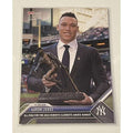 2023 Topps NOW Aaron Judge Roberto Clemente Award Winner baseball card All Rise edition