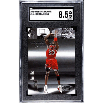 1998-99 Skybox Thunder Michael Jordan HOF NBA Chicago Bulls Card #106 - SGC 8.5