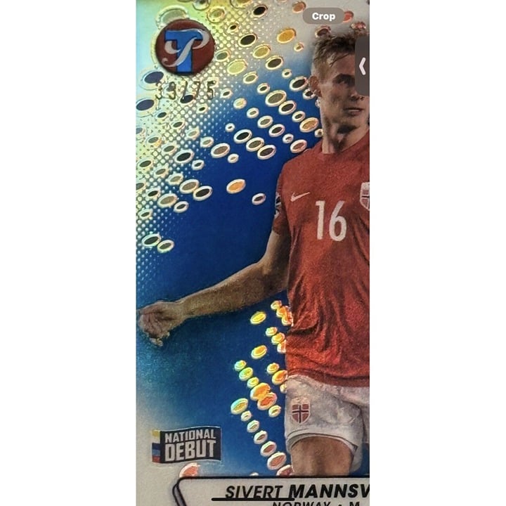 39/75 Sivert Mannsverk TOPPS PRISTINE Road To UAFE EURO Road To 2024 Norway #122
