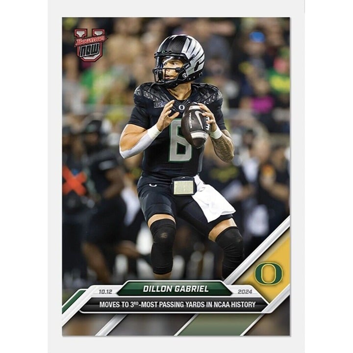 Dillon Gabriel RC* University Of Oregon - 2024 Bowman U HISTORY Card 29 - READY!