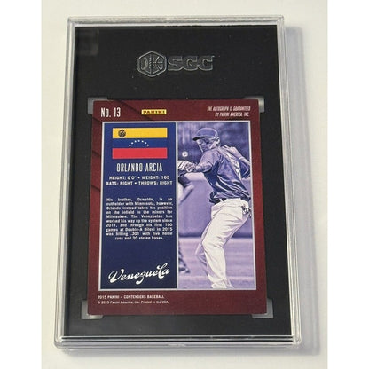 2015 Panini Contenders Orlando Arcia Auto #13 International Ticket Venezuela MLB