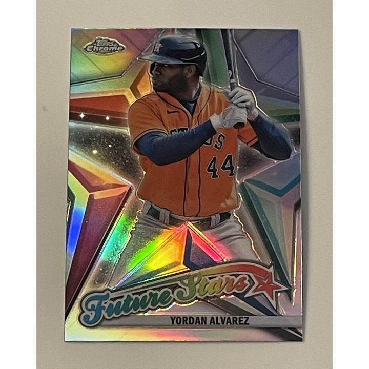 2022 Topps Chrome Future Stars Refractor Yordan Alvarez #FS-1 MLB Houston Astros