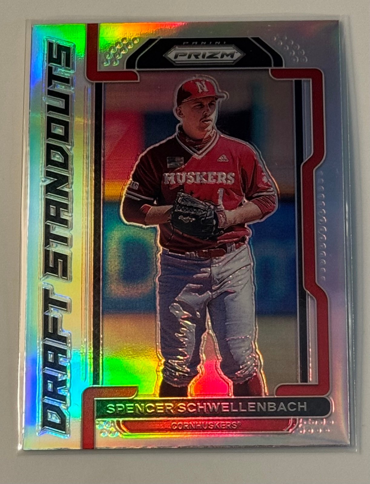Spencer Schwellenbach RC* Panini Silver Prizm Draft Picks Standouts - MLB Braves