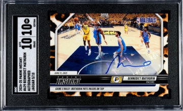 PANINI INSTANT
#629 BENNEDICT MATHURIN NBA FINALS
AUTOGRAPHED
JAGUAR 5/10 SGA 10