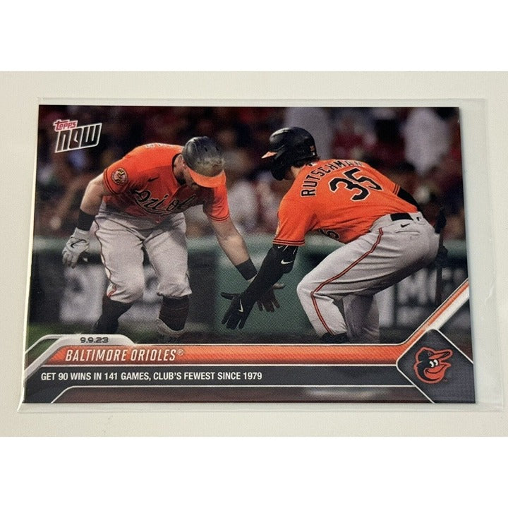 Limited Edition Baltimore Orioles - 2023 MLB TOPPS NOW® Card 840 - Print Run 841