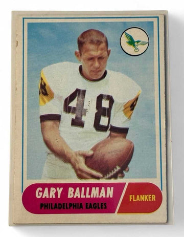 1968 Topps Gary Ballman Philadelphia Eagles vintage NFL football card #58 flanker