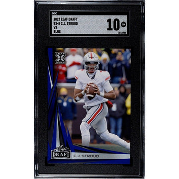 2023 Leaf Draft C.J. Stroud RC #B2-8 Ohio State Buckeyes/Houston Texans - SGC 10