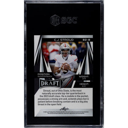 2023 Leaf Draft C.J. Stroud RC #B2-8 Ohio State Buckeyes/Houston Texans - SGC 10