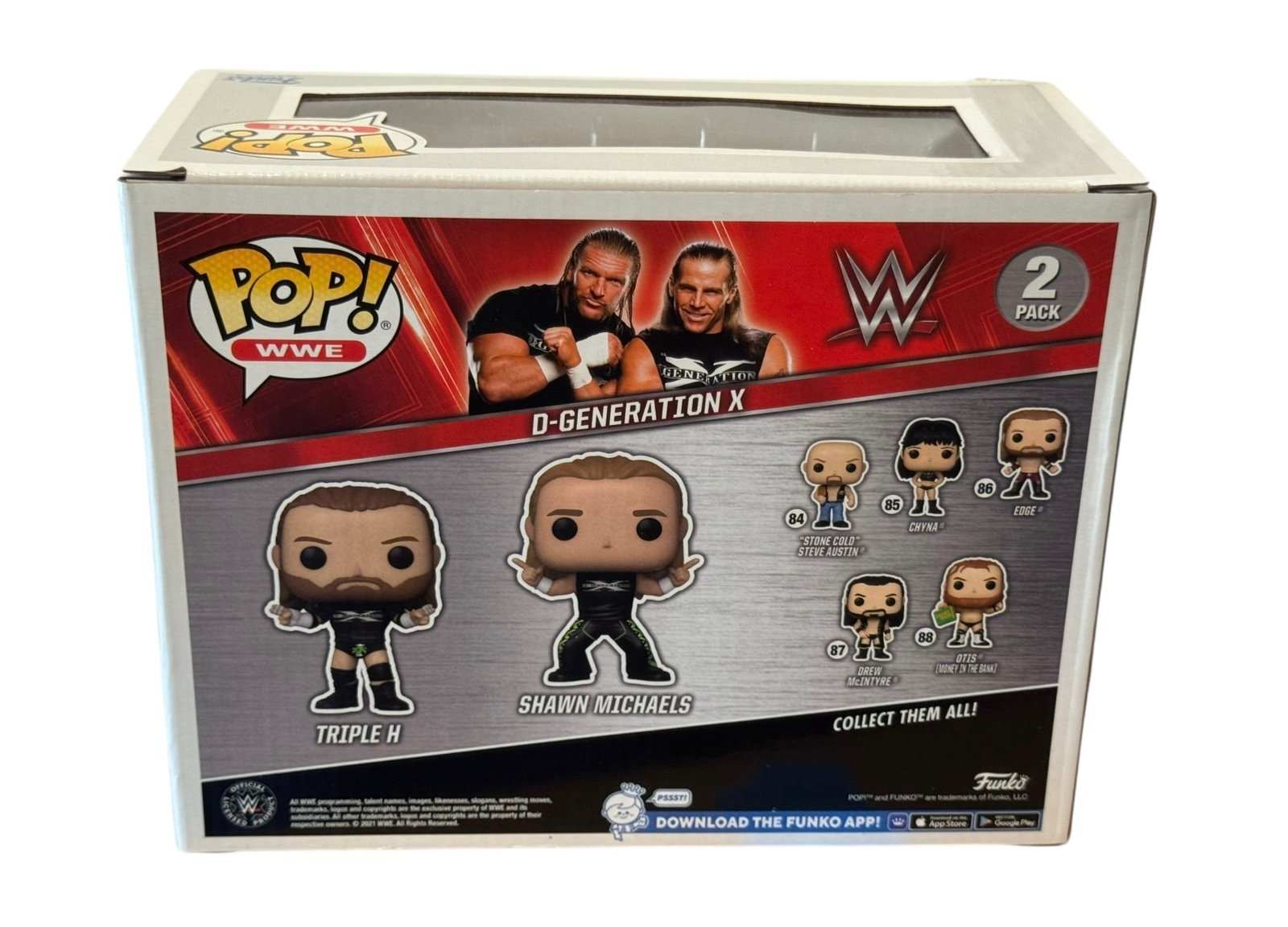Funko POP WWE D Generation X Triple H and Shawn Michaels 2 Pack collectible figures in original window box