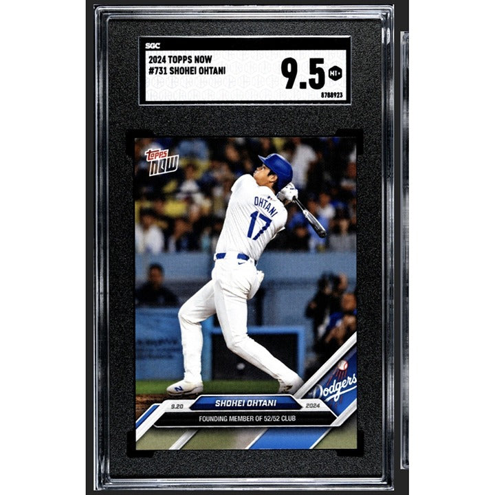2024 Topps Now SHOHEI OHTANI #731 - History! 53/53 - Los Angeles DODGERS SGC 9.5