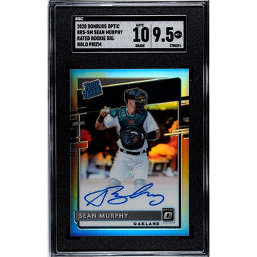 2020 Donruss Optic Sean Murphy RC Auto Rated  Rookie Prizm RRS-SM Braves SGC 9.5