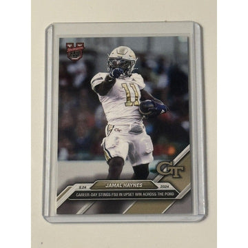 Jamal Haynes* - 2024 Bowman U Now Football Card 1 - NCAA Georgia Tech Beats FSU*