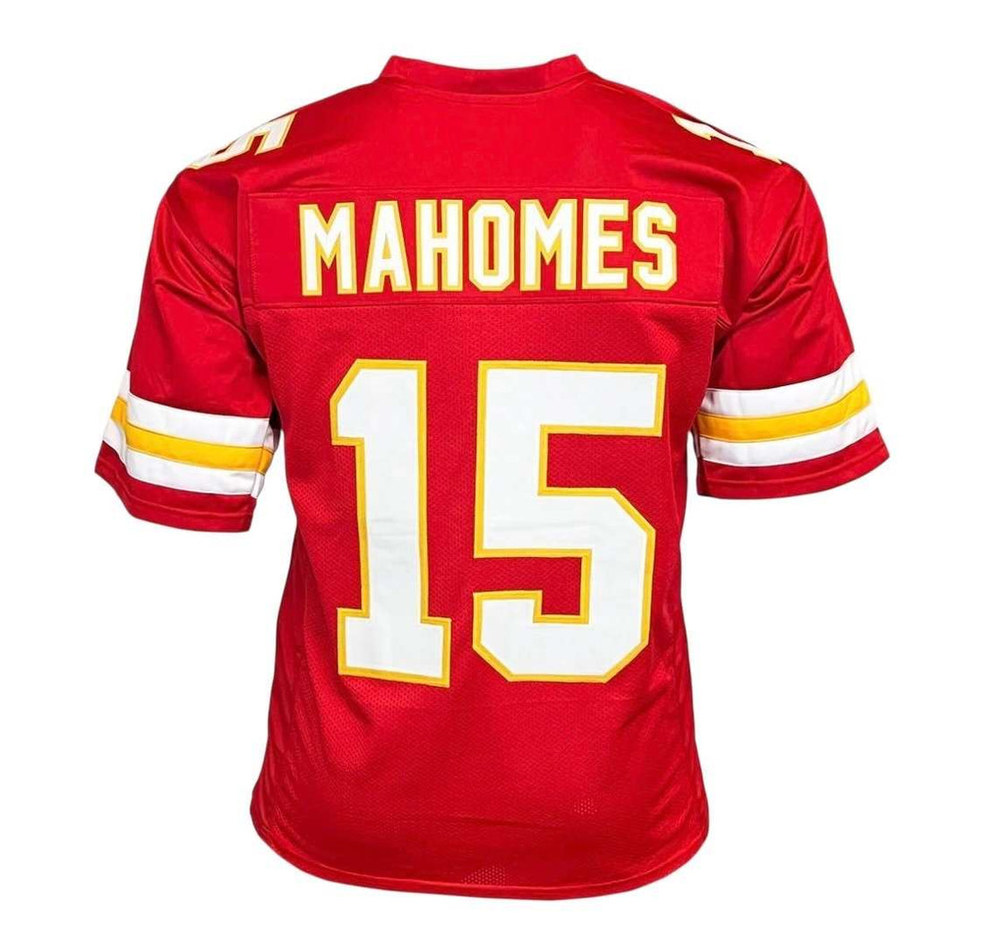 Patrick Mahomes Kansas City Chiefs red football jersey XL with stitched number 15