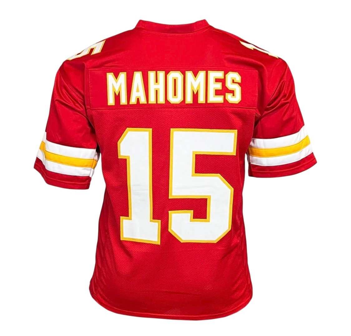 Patrick Mahomes Kansas City Chiefs red football jersey XL with stitched number 15