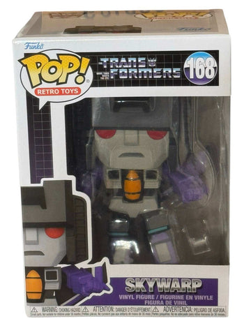 Sealed Funko Pop Transformers Skywarp Retro Toys #168 vinyl figure in box