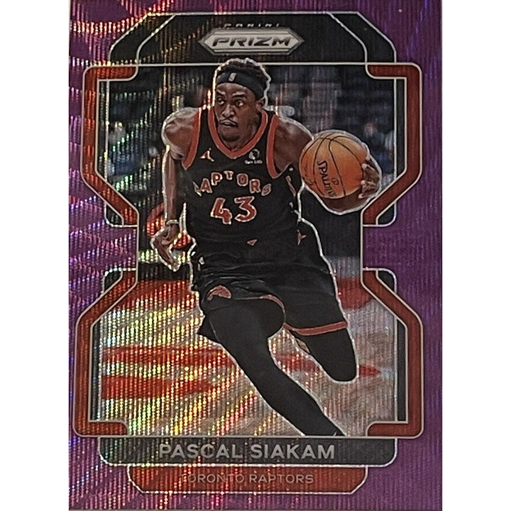 PASCAL SIAKAM* : 2021-22 Prizm PURPLE PULSAR Refractor SSP - NBA Toronto RAPTORS