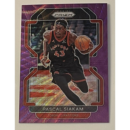 PASCAL SIAKAM* : 2021-22 Prizm PURPLE PULSAR Refractor SSP - NBA Toronto RAPTORS